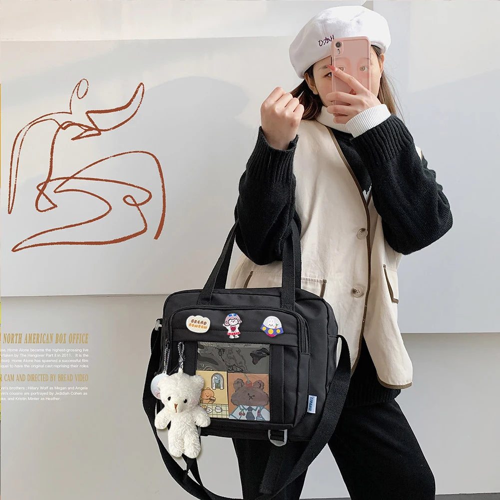 Japanese Crossbody Handbags for High School Girl