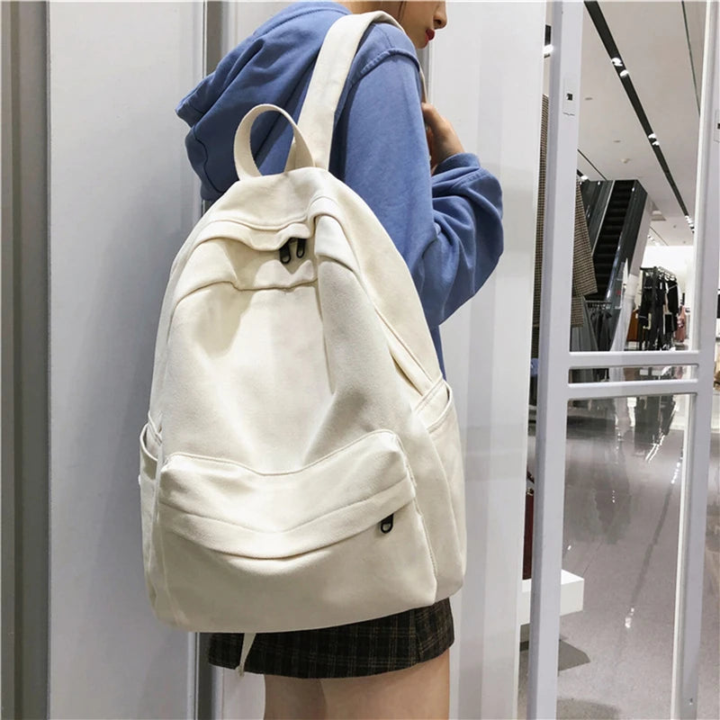 Female Bookbag Women Backpack For Teenagers Girl College Men School Bag
