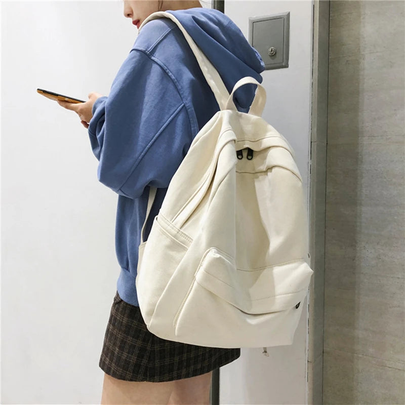 Female Bookbag Women Backpack For Teenagers Girl College Men School Bag