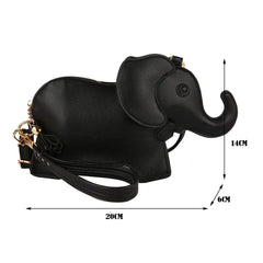 Creative Elephant Shape Crossbody Bag Mini Purse