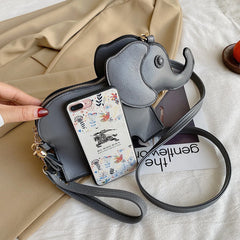 Creative Elephant Shape Crossbody Bag Mini Purse