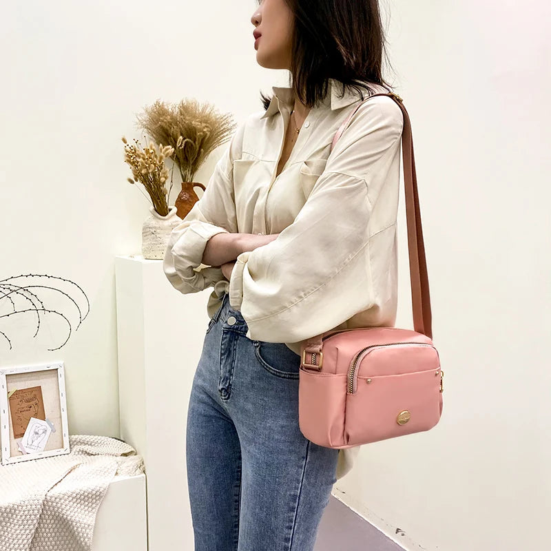 Female Shoulder Bag Nylon Waterproof Messenger Bags High Multifunctional