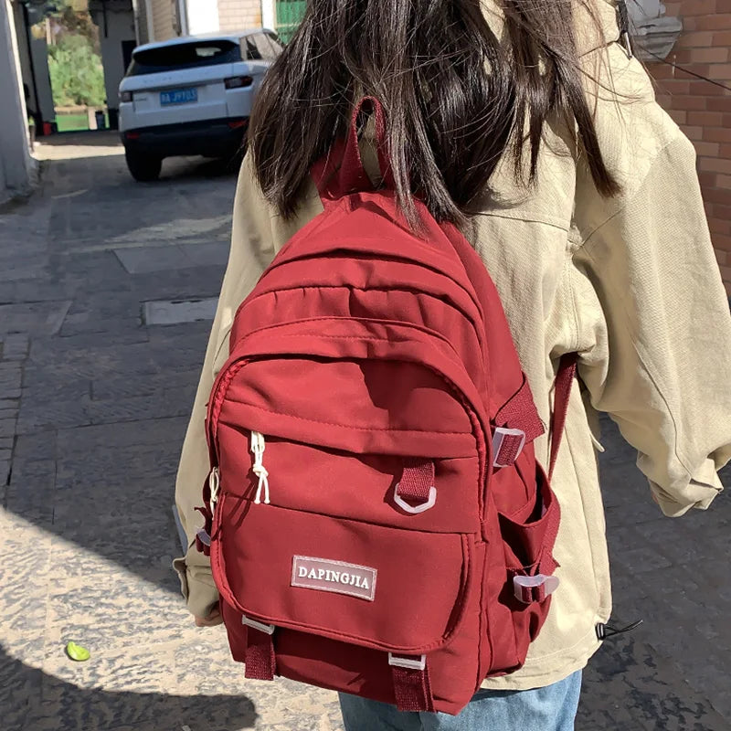 Waterproof College Backpack Lady Laptop Backpack Book Girl Travel