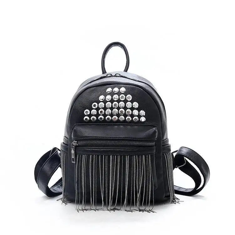 Rivet Soft Pu Leather Backpacks for Women Girls