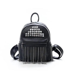 Rivet Soft Pu Leather Backpacks for Women Girls