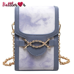 Women Mini Messenger Bags Small Shoulder Phone Bag and Purse Ladies PU Leather