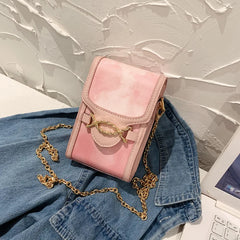 Women Mini Messenger Bags Small Shoulder Phone Bag and Purse Ladies PU Leather
