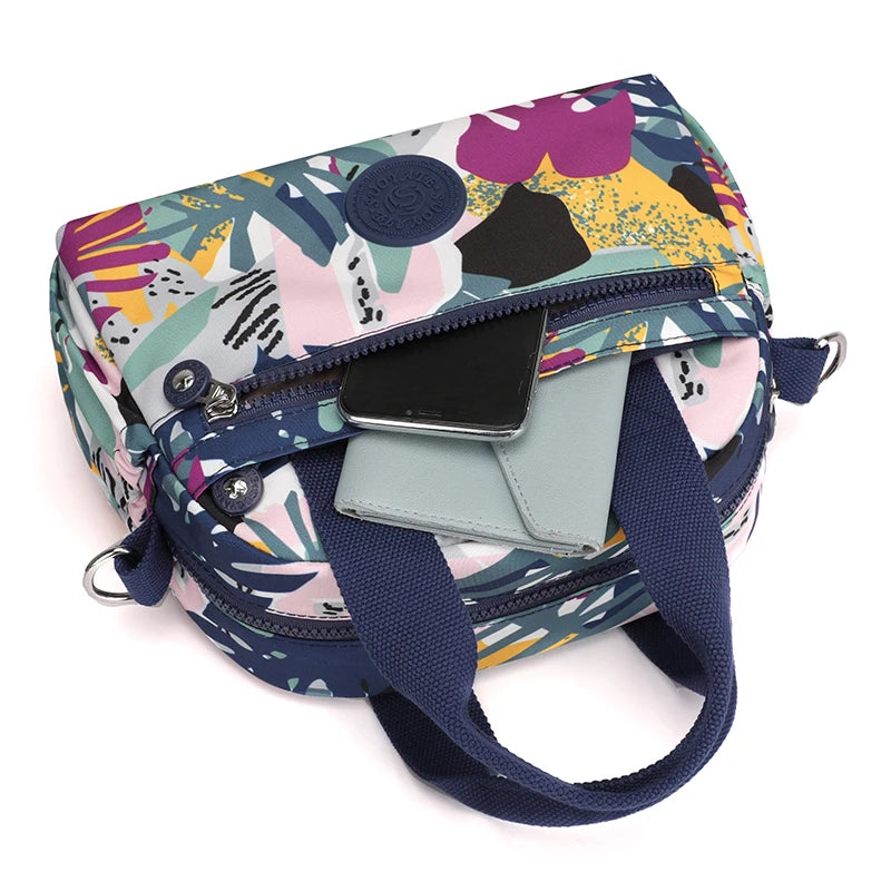 Floral Pattern Women's Handbag Large Capacity Shoulder Bag