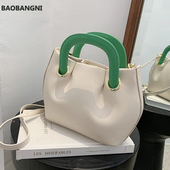 Fold Cloud Women Handbag Small PU Leather Shoulder Bags Short Handle Totes