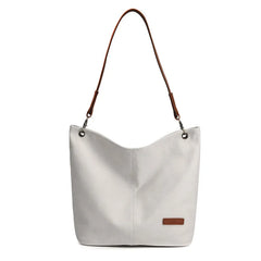 Women Big Size Canvas Handbag Tote Flower Printing Shoulder Bag