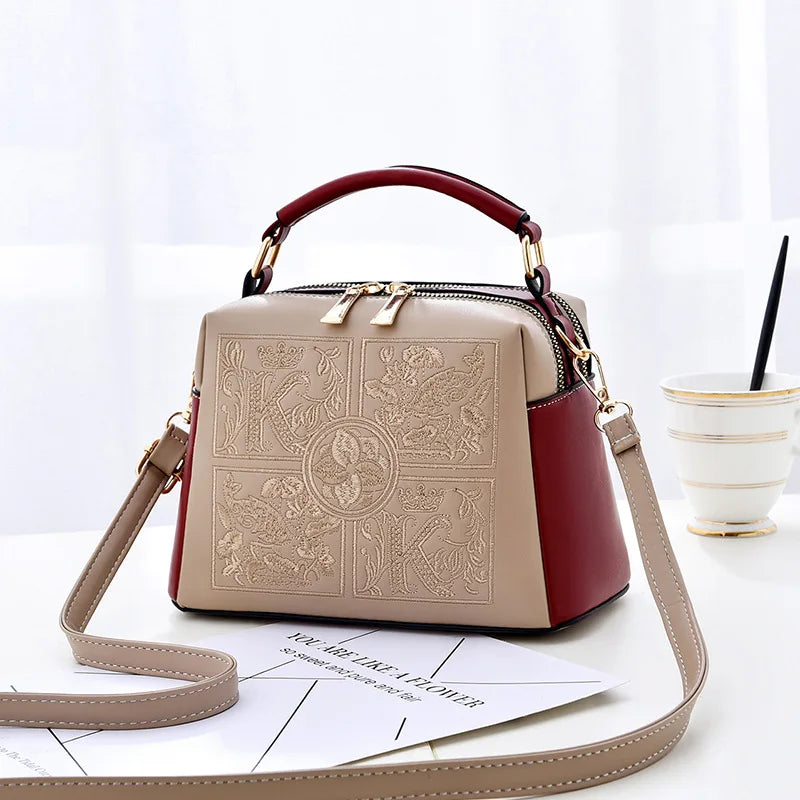 Vintage Crossbody Soft Washed Messenger Flap Bag