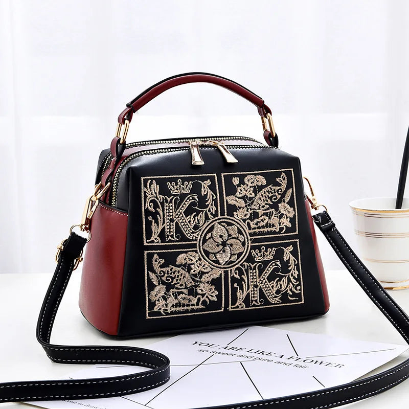 Vintage Crossbody Soft Washed Messenger Flap Bag