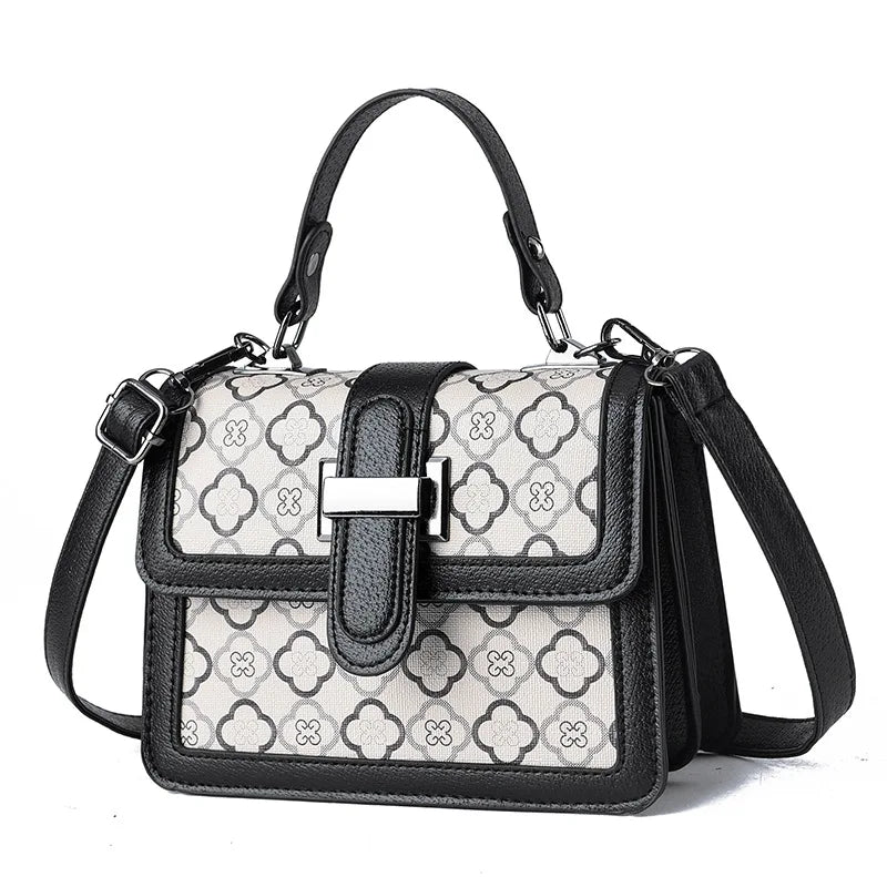 Women'S Plaid Crossbody Handbag Messenger Flap Bag