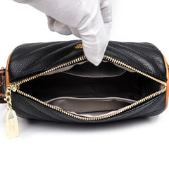 Vintage Cow Leather Crossbody Bag for Women