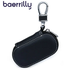 Leather Car Key Wallets Men And Women Housekeeper Keys Organizer