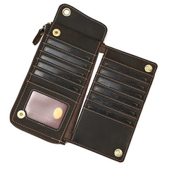 Men Wrist Clutch Bag Large Capacity High Cow Leather