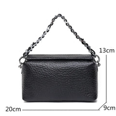 Leather Shoulder Bag Women Crossbody Chain Small Handbags