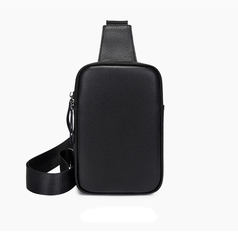 Leather Women Chest Pack High Capacity Shoulder Bag Female Purse Bag