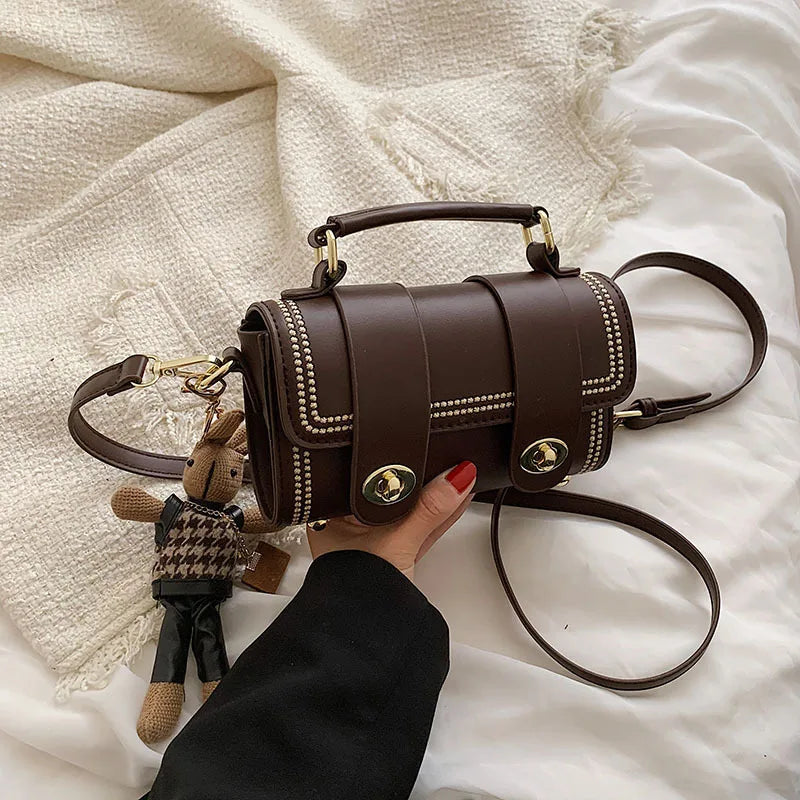 Rabbit Crossbody Bag for Women Embroidery Messenger Handbag