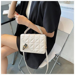 Grid Shoulder Bags for Women Handbags Small Crossbody Bags Lady Travel