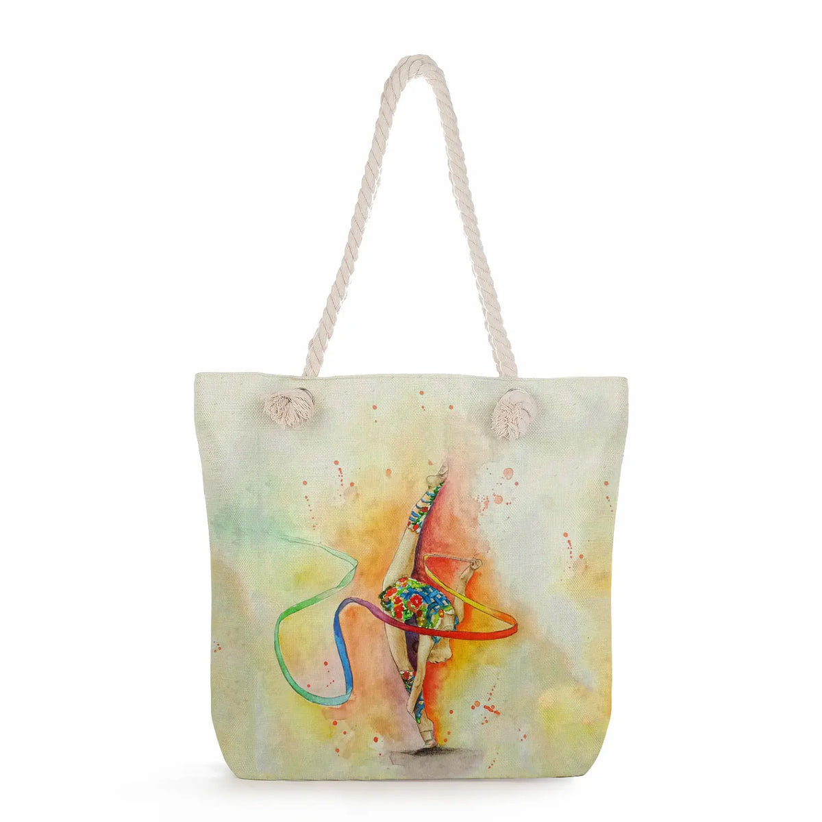 Watercolor Gymnastics Shoulder Bag