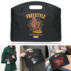 Hand Pattern Briefcase Bag Business Office Laptop Tote Bag