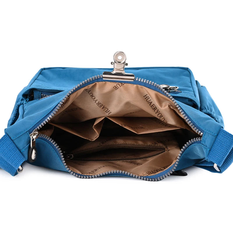 Nylon Waterproof Crossbody Bag Women Shoulder Bag Ladies Messenger Bag