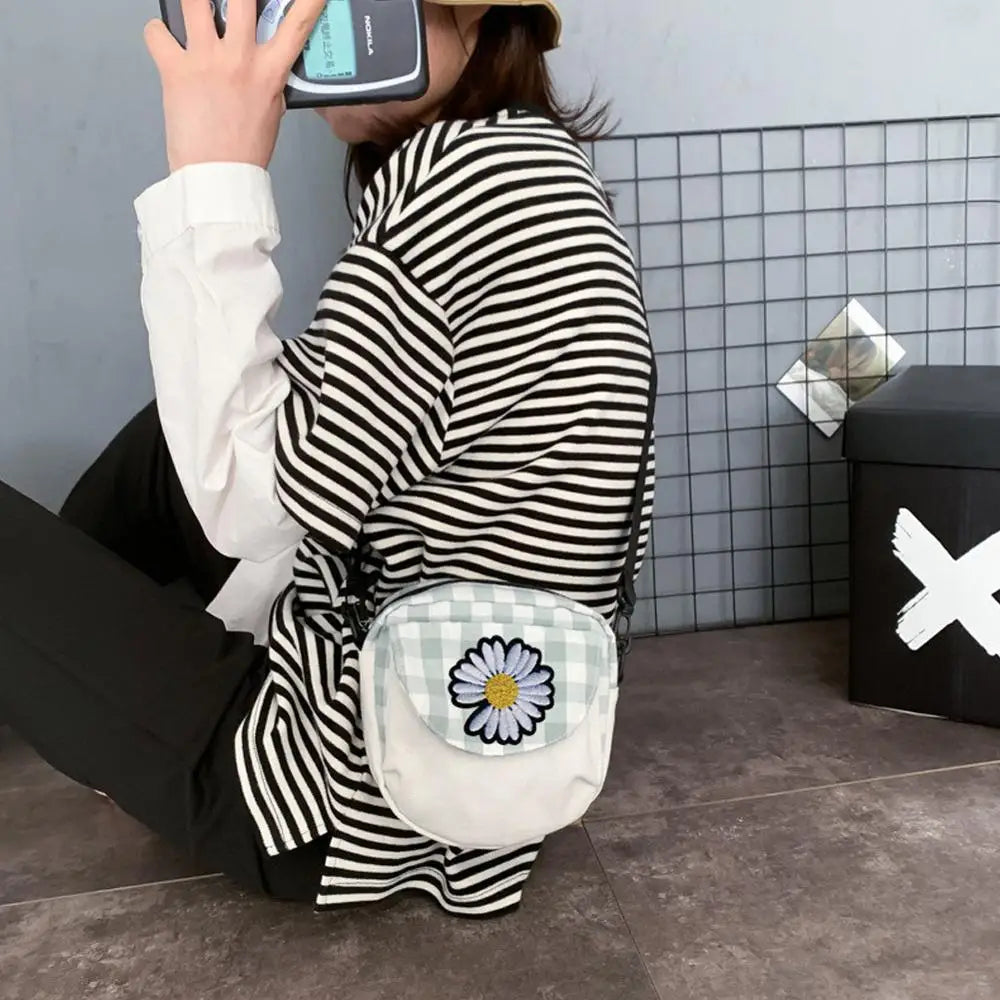 Plaid Women Shoulder Bag Crossbody Casual Small Bag Flap
