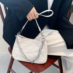Heart Shape Embroidered Gothic Shoulder Bag