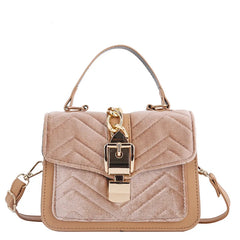 Women Soft PU Solid Shoulder Bags Small Square Messenger Bags