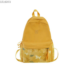 Harajuku Girl Book School Bags Waterproof Nylon Backpack
