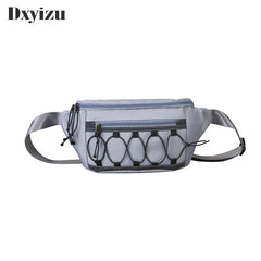 Harajuku Ladies Chest Bag Embroidery Crossbody Pouch