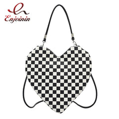 Heart Shaped Women's Shoulder Bag Soft Purses and Handbags