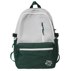 High Capacity Casual Women Backpack Waterproof Nylon Student Schoolbag