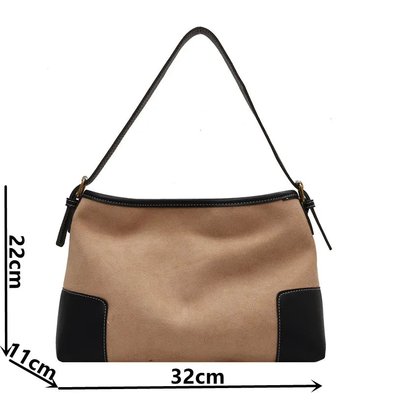 Splicing Shoulder Bag Female Sac A Main