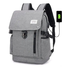 High Capacity Men's Backpack USB Charging Laptop Travel Bags