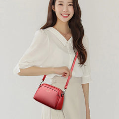 Women's Double Layer Shoulder Bag Mobile Phone Bag Casual Small Bag