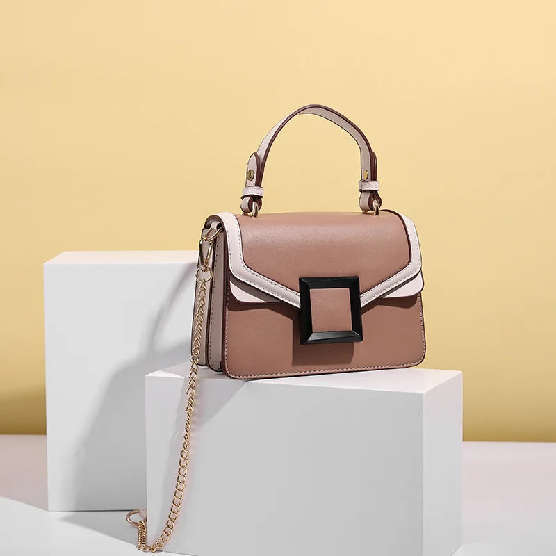 Hit Chain Pu One-shoulder Messenger Small Square Bag Women's Autumn Female Handb