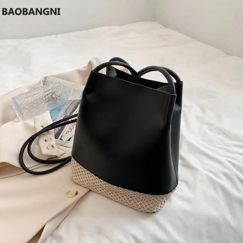Hollow Ladies Woven Large-capacity Picture and Mother Bag