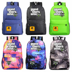 GTA5 Grand Theft Auto V School Bag Boy Girl Backpack