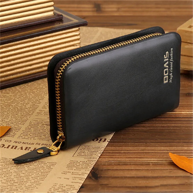 Leather Key Bag Men And Women Multifunction Purse