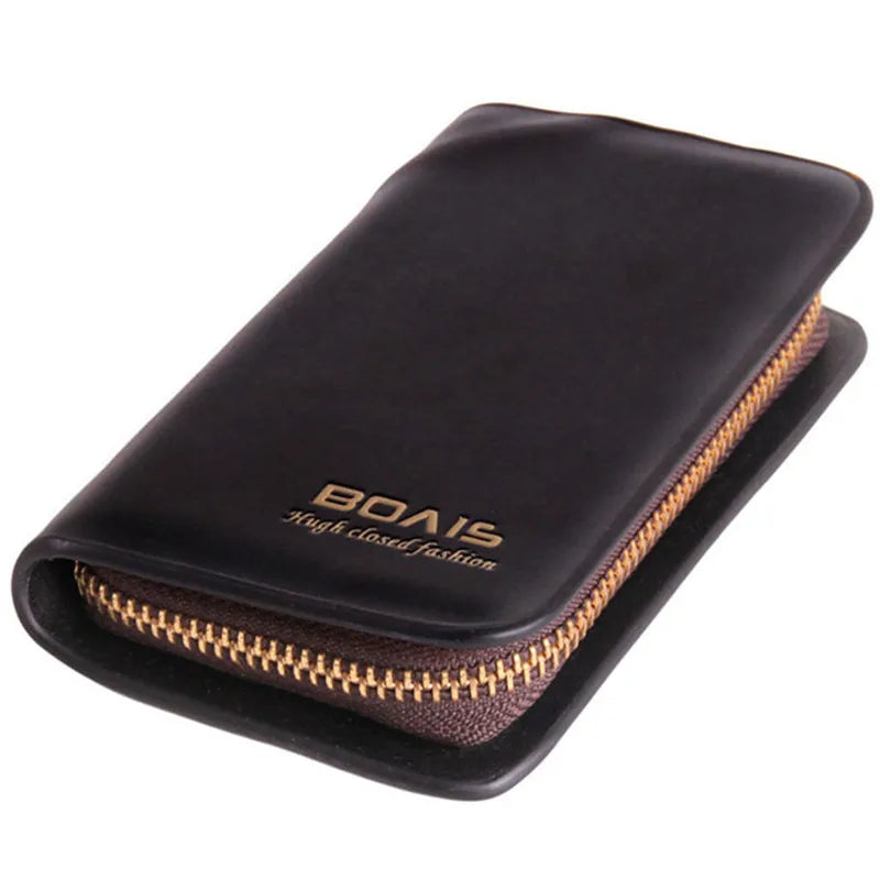 Leather Key Bag Men And Women Multifunction Purse