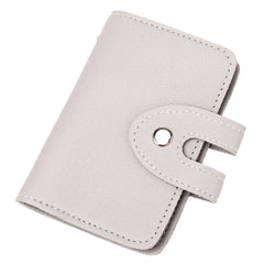 Solid Buttons Long Wallet for Men & Women, Wallet Case with Money Clip