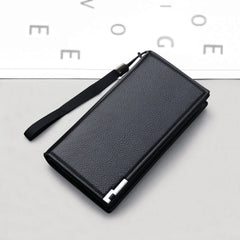 Men's ID Long Wallet Solid Holder Wallet for Women