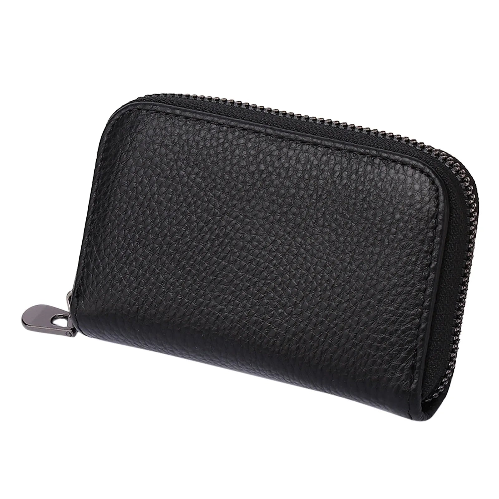 Solid Zipper Long Wallet for Women