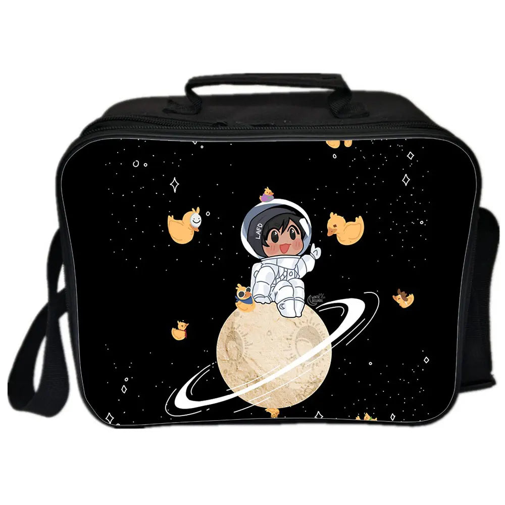 Canvas Lunch Bags Quackity Backpack Camping Insulated Handbags