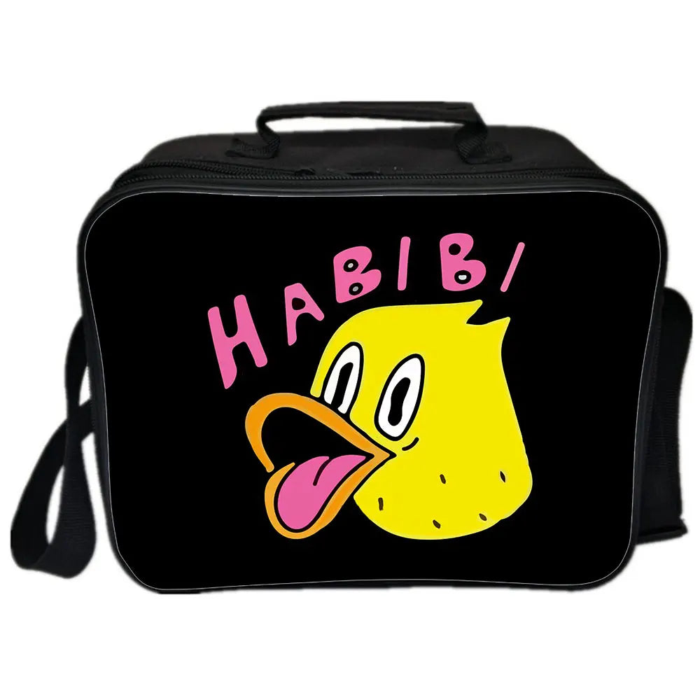 Canvas Lunch Bags Quackity Backpack Camping Insulated Handbags