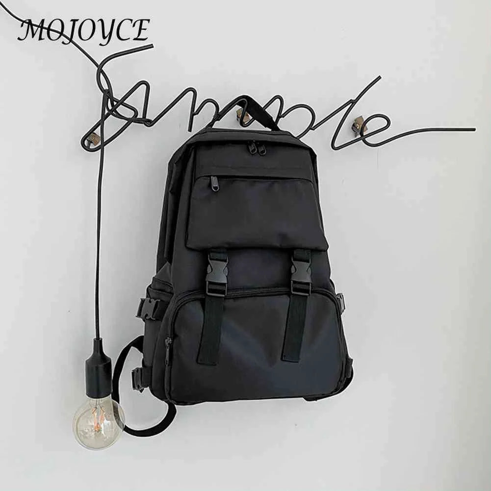 Japanese Nylon Backpack for Women Men Student Large Rucksack