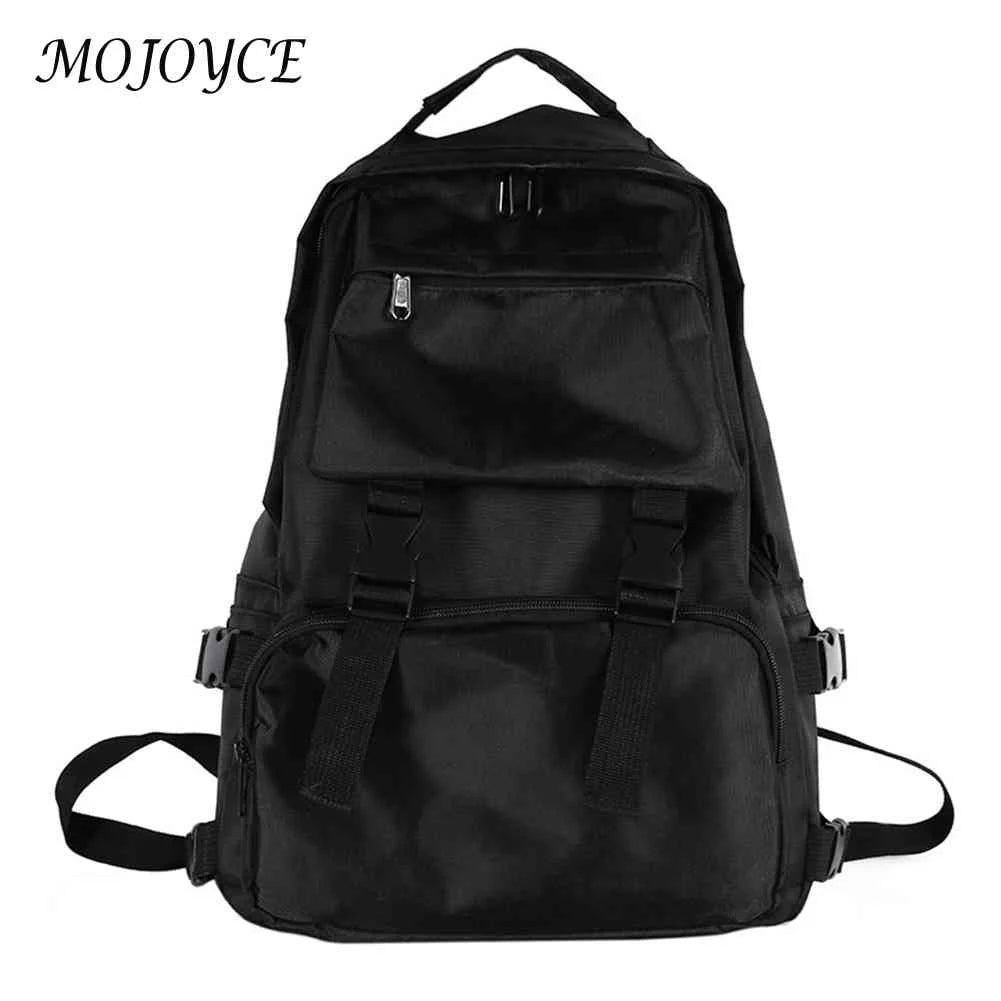 Japanese Nylon Backpack for Women Men Student Large Rucksack