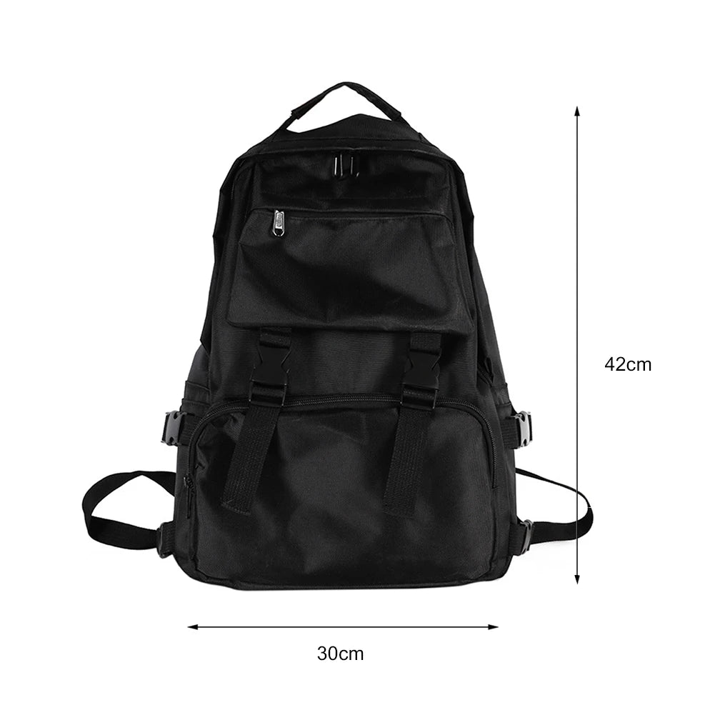 Japanese Backpack Women Men Nylon Student Large Shoulder Travel Rucksack